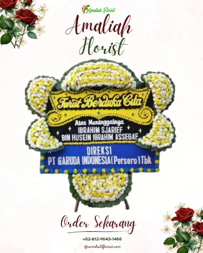 Papan Bunga Duka di Ujuna