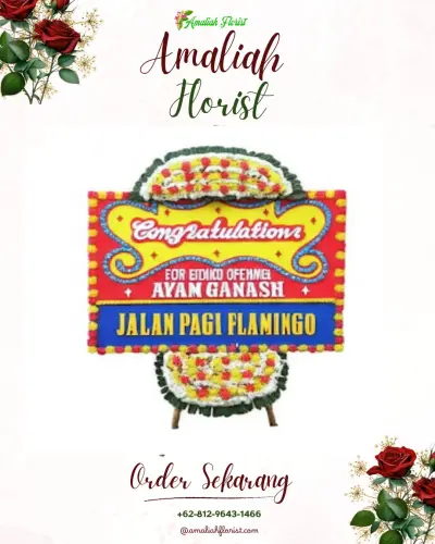 Bunga Papan Congratulation di Ujuna